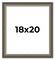Weathered Black Picture Frame - UV Acrylic, Foam Board Backing, Hanging Hardware